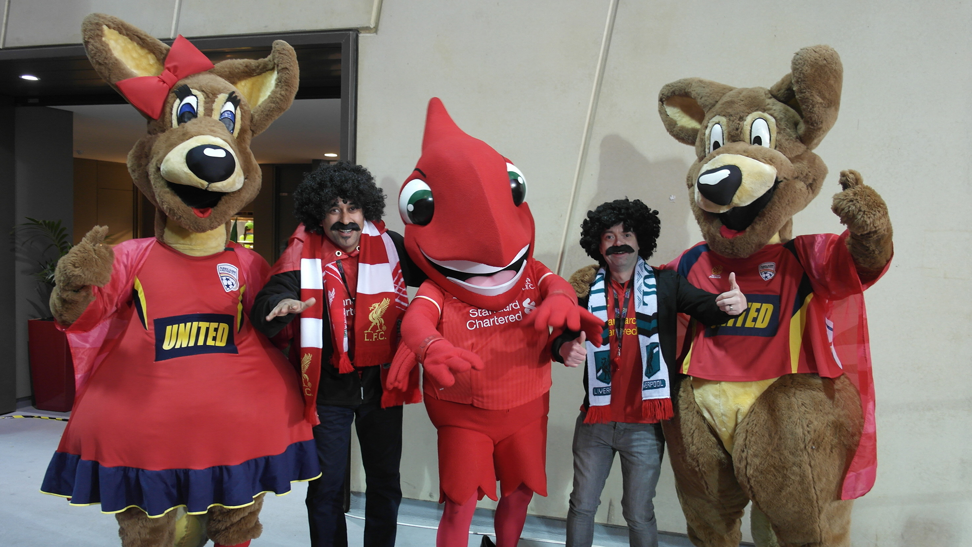 Adelaide mascots